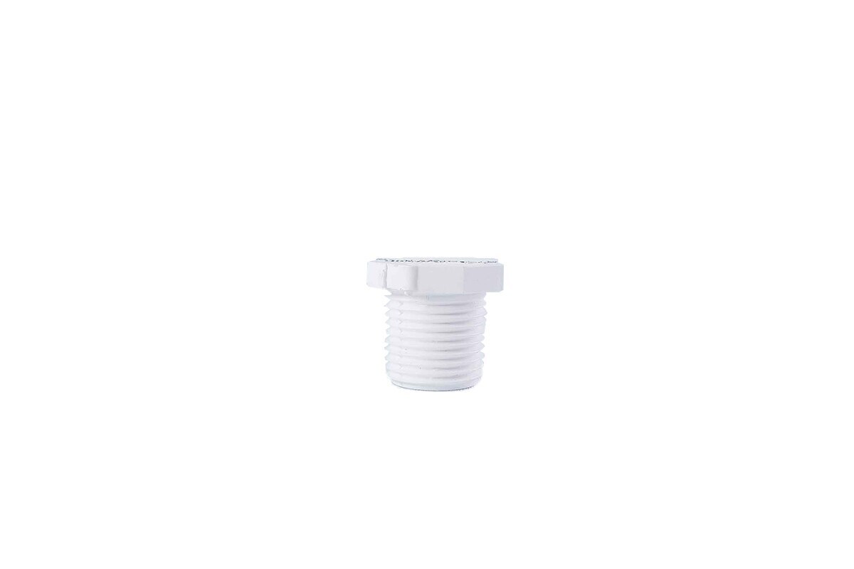 TAPON PVC MACHO ROSCA AGUA POTABLE 1/2"