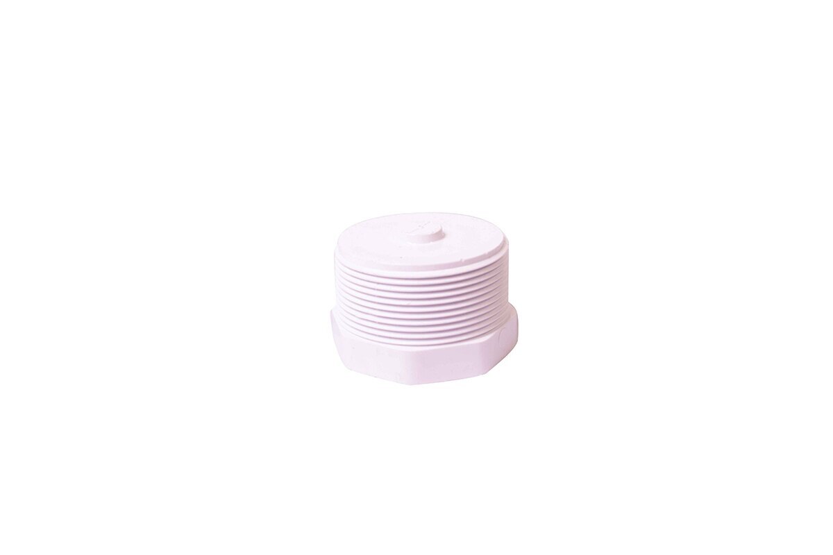 TAPON PVC MACHO ROSCA AGUA POTABLE 2"X1-1/2"