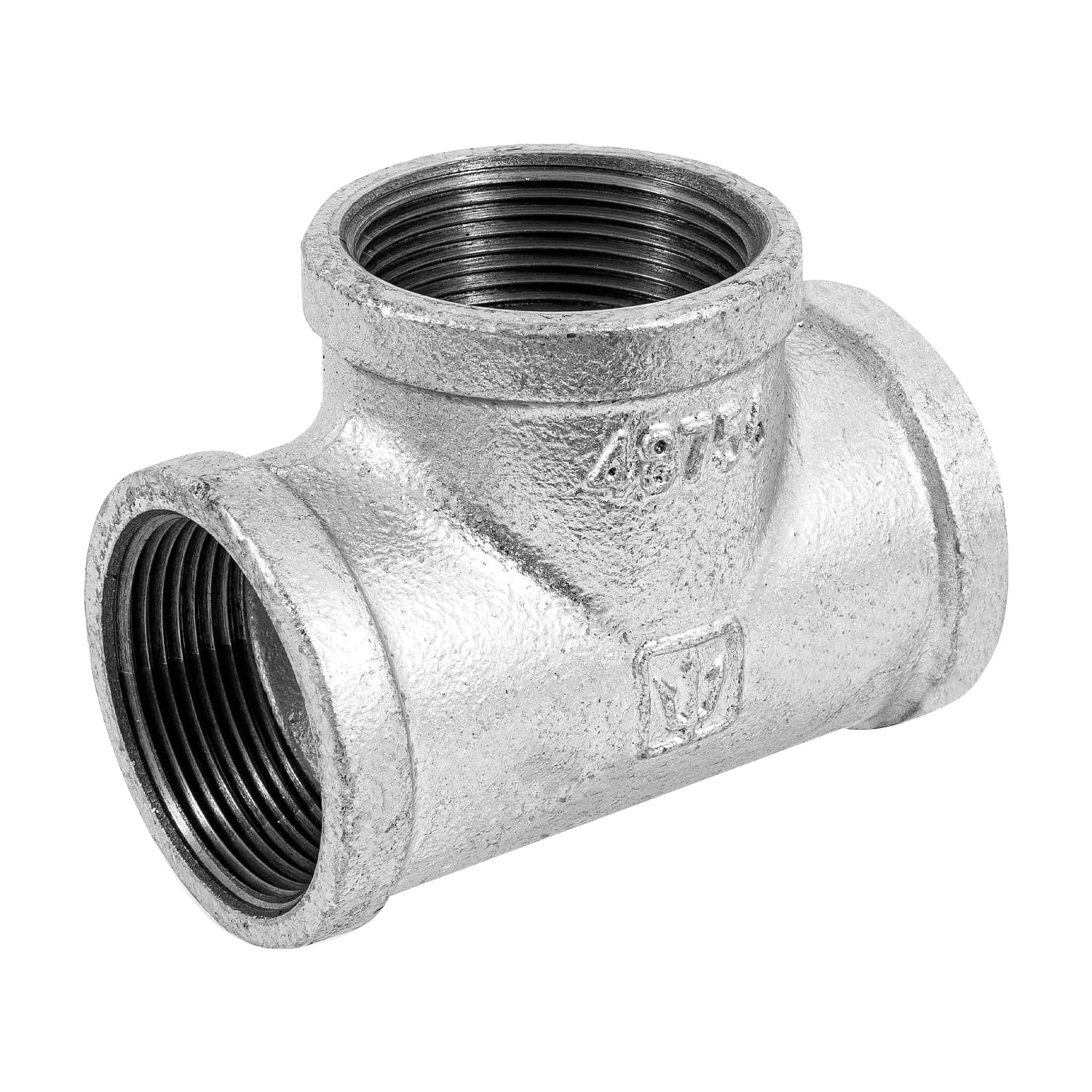 TEE SENCILLA DE HIERRO GALVANIZADO DE 1-1/2" FOSET.