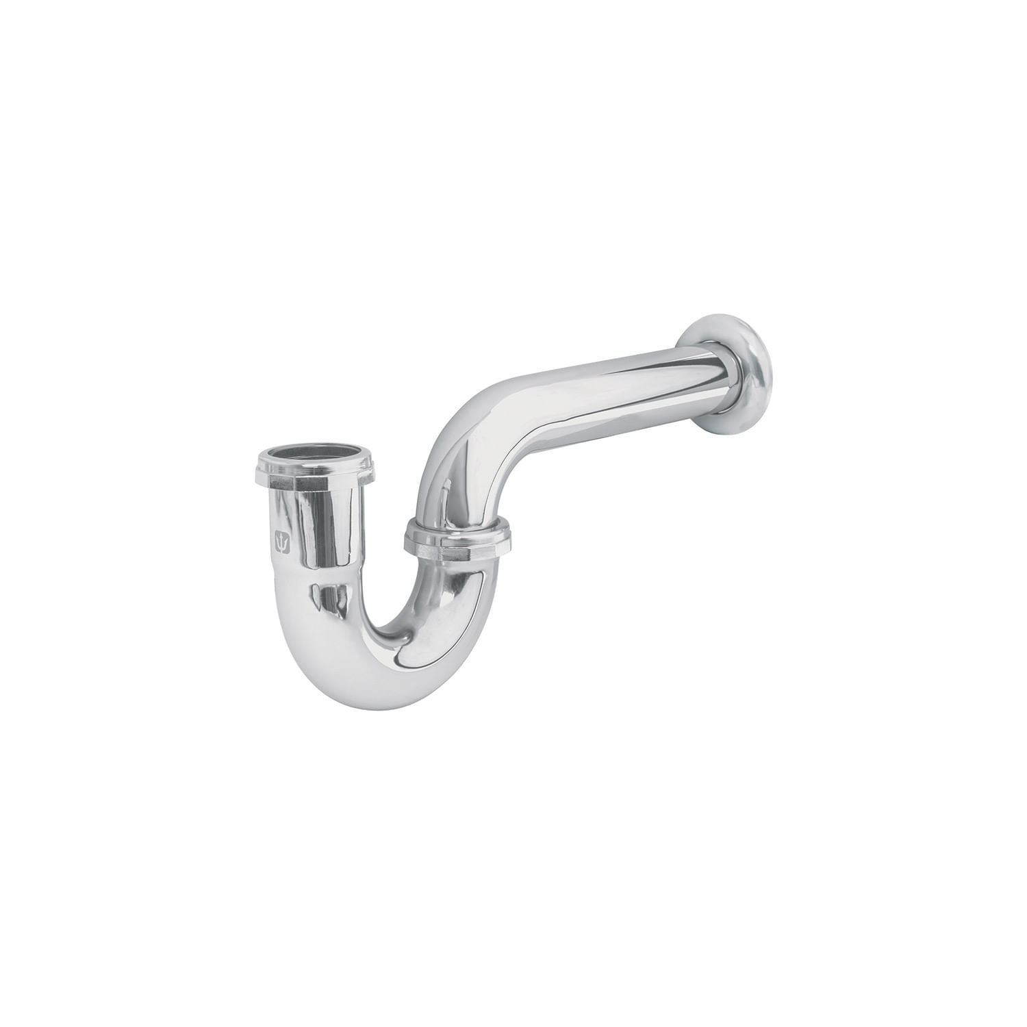 TRAMPA PANTRY FOSET 1-1/2" PVC CROMO SENCILLA