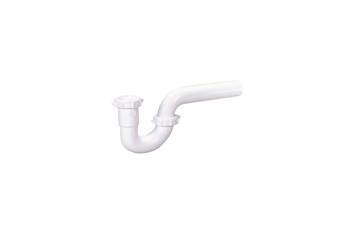 TRAMPA PARA PANTRY ACE 1-1/2" PVC BLANCO CONEXION PARED