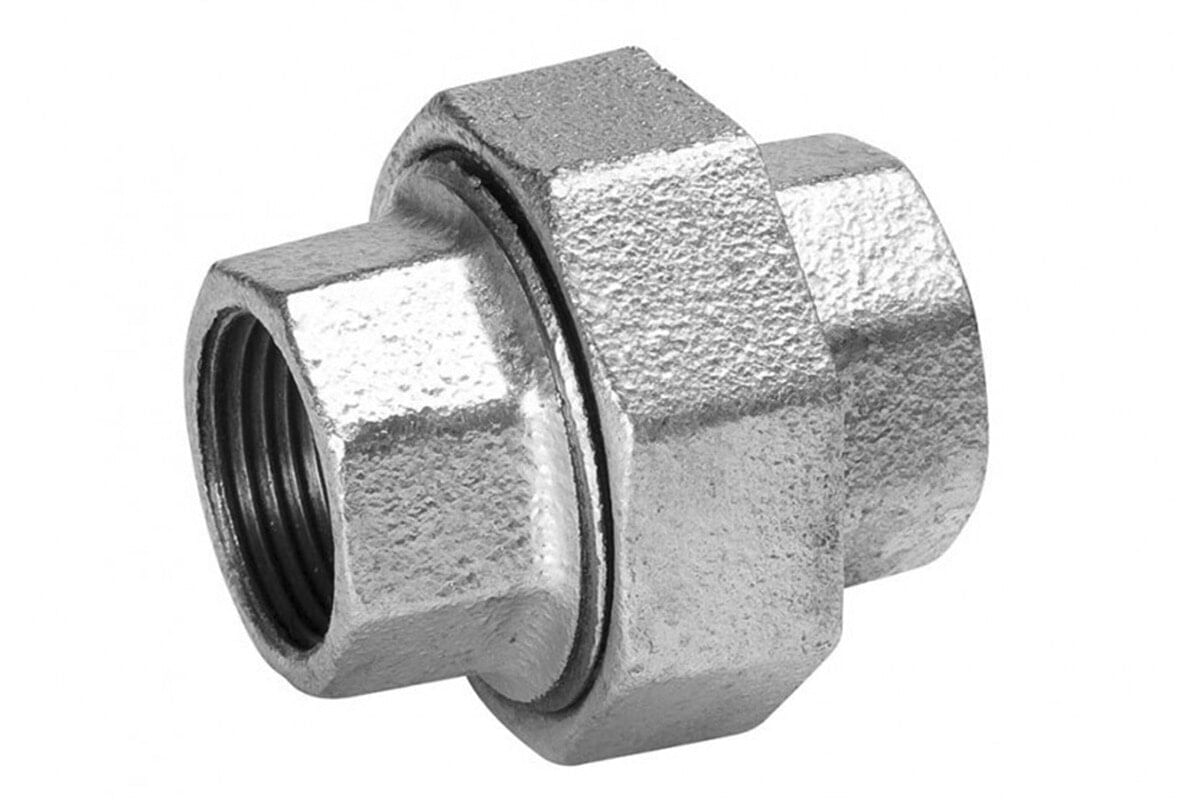 UNION MALEABLE GALVANIZADO DE TOPE CED 20 1/2"