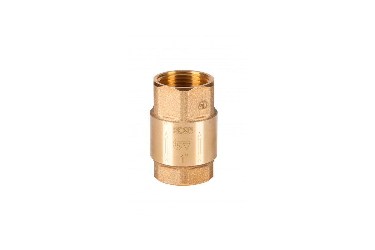 VALVULA CHECK VERTICAL GENEBRE 1-1/2" CROMADO