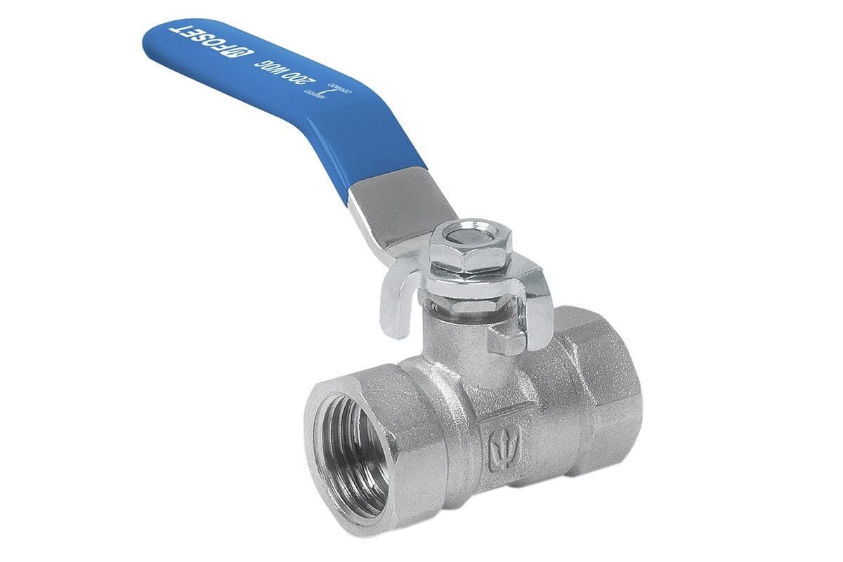 VALVULA DE BOLA 1/4 VUELTA FOSET 1-1/2" 200PSI CROMADO