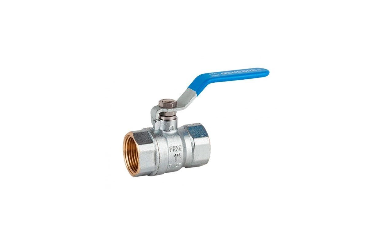 VALVULA DE BOLA 1/4 VUELTA GENEBRE 1-1/4" CROMADO